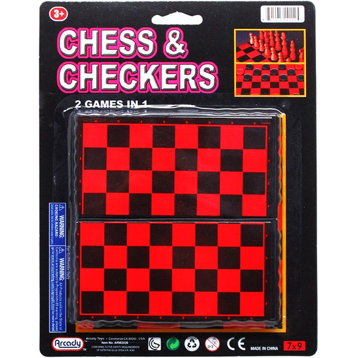 72 Wholesale 2 In 1 Chess And Checkers Game Set