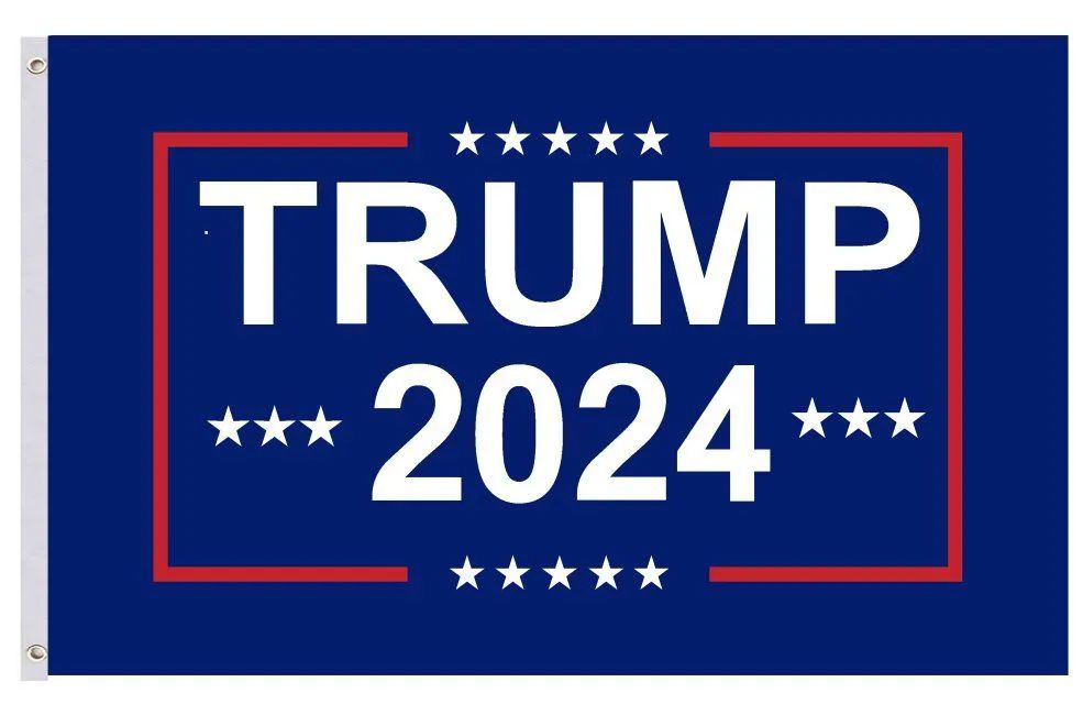 24 Pieces Flag Trump 2024 Signs & Flags at