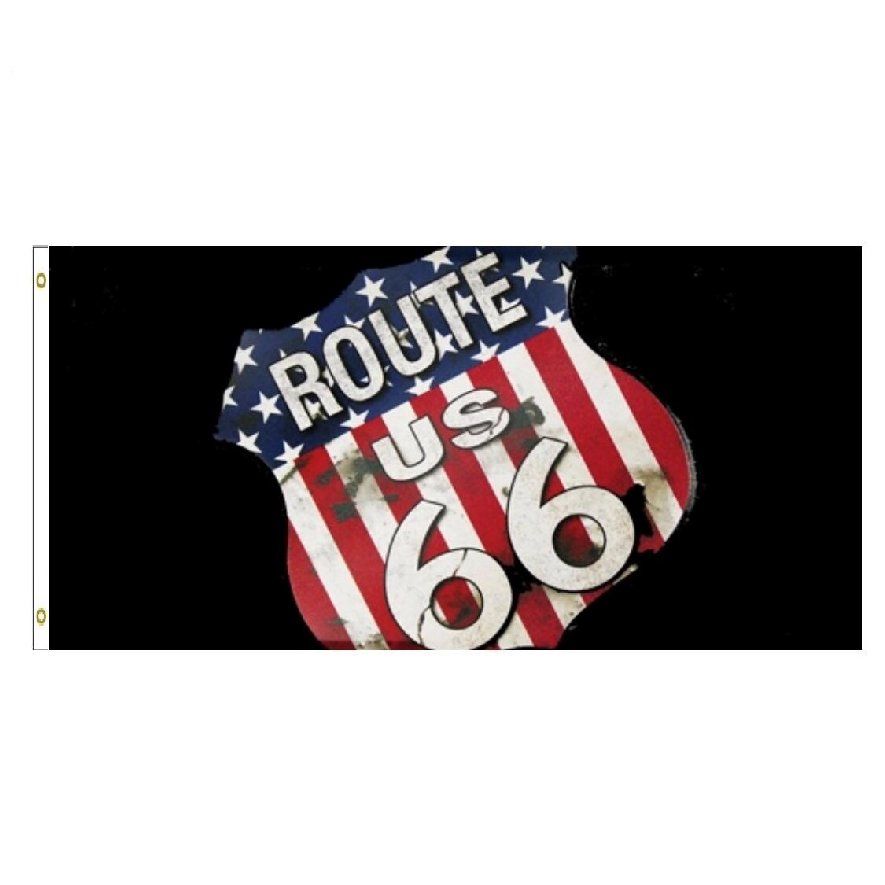 24 Pieces of Route 66 Flag