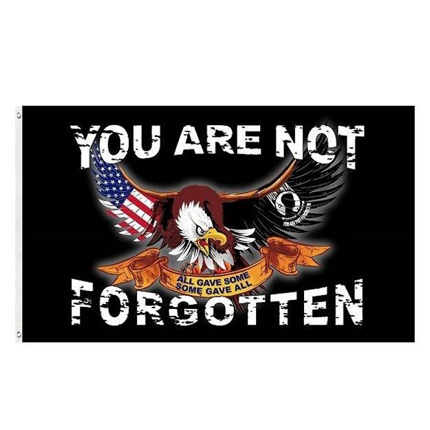 72 Wholesale You Are Not Forgotten Mia Flag Eagle