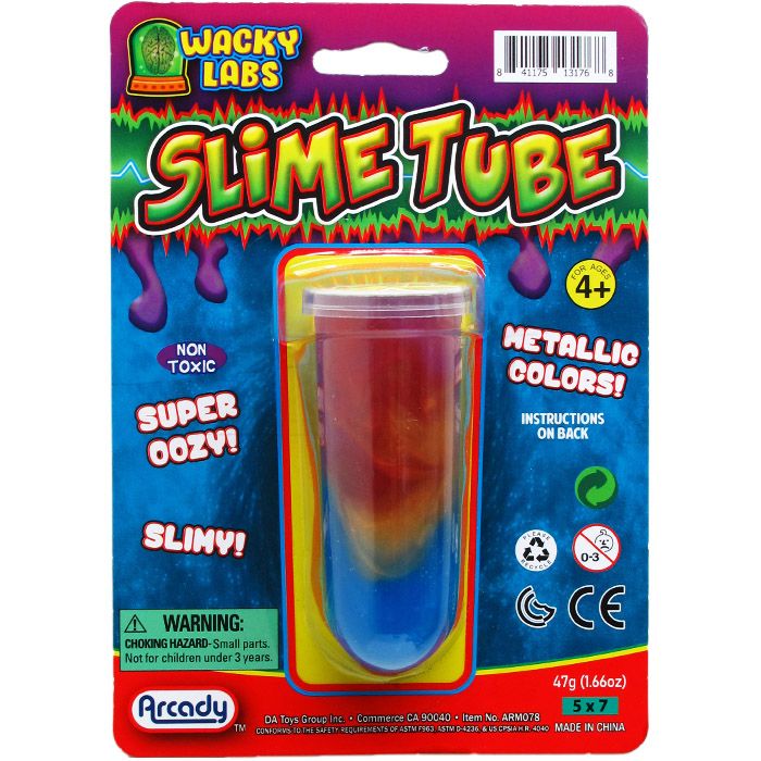 72 Pieces of Metallic Color Slime Tube