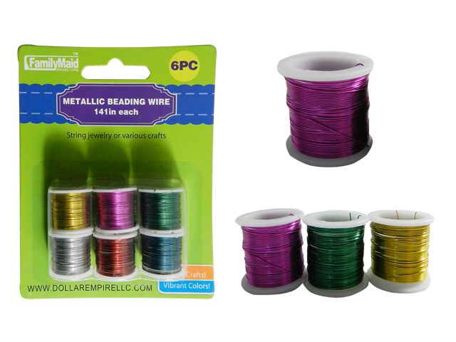 96 Pieces of 6pc Craft Beading Wire