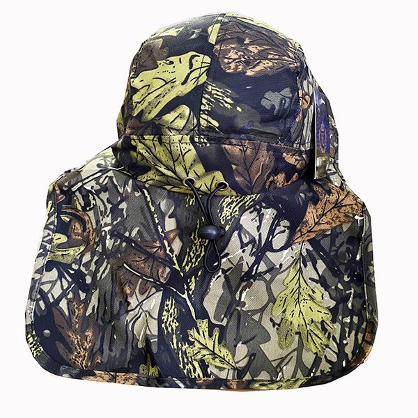36 Wholesale Fishing Sun Hat With Neck Cover - at