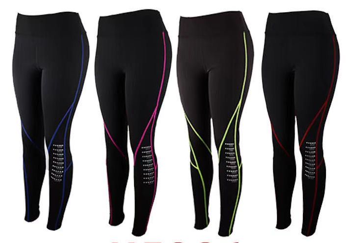 12 Pieces of Womens Stretch Leggings In Assorted Colors