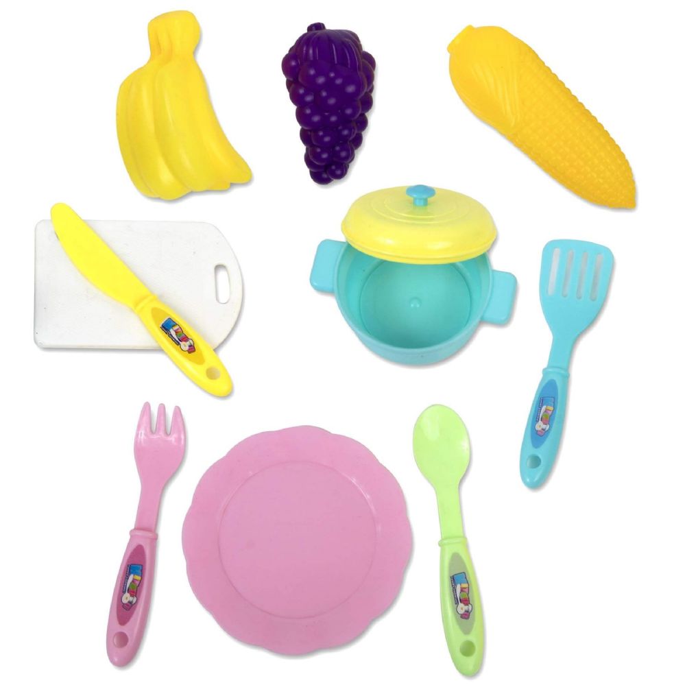 50 Pieces of 9-Piece Kitchen Cooking Play Set