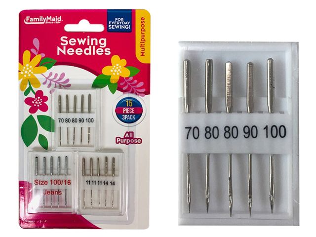 288 Pieces of 15pc Sewing Needles