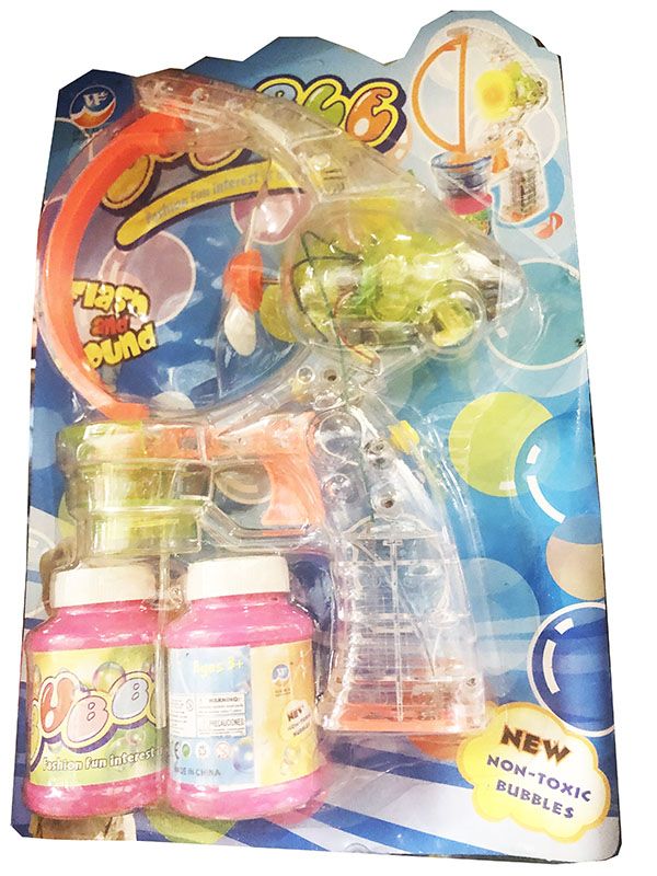 24 Wholesale Bubbles Gun Toy With Lights With Sounds