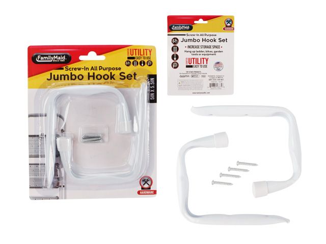 48 Wholesale 2 Pc Jumbo Hook Set