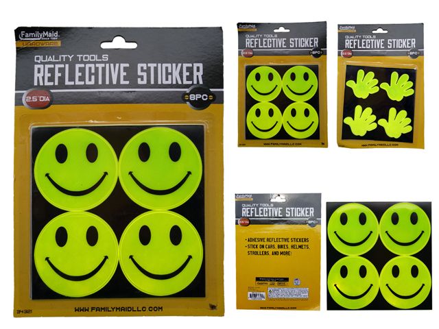 96 Pieces 8pc Reflective Stickers - Stickers - at 