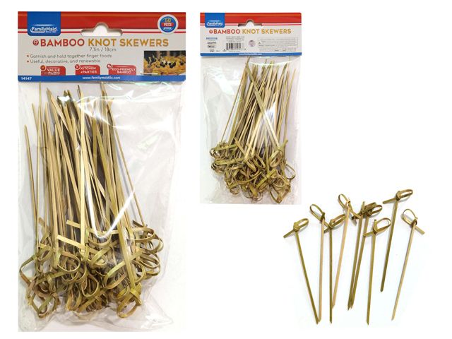 96 Bulk Knotted Skewers