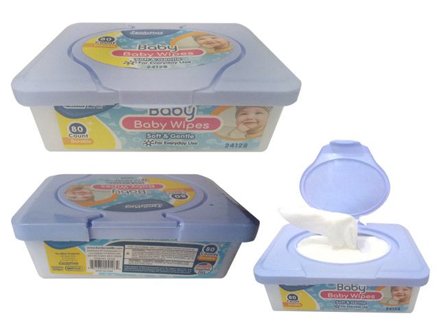 24 Wholesale 80 Count Baby Wipes