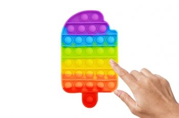 24 Wholesale Bubble Pop Toys Popsicle
