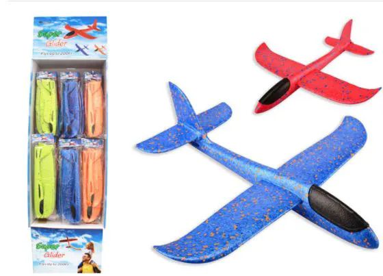 30 Wholesale Foam Super Glider Airplane In Floor Display