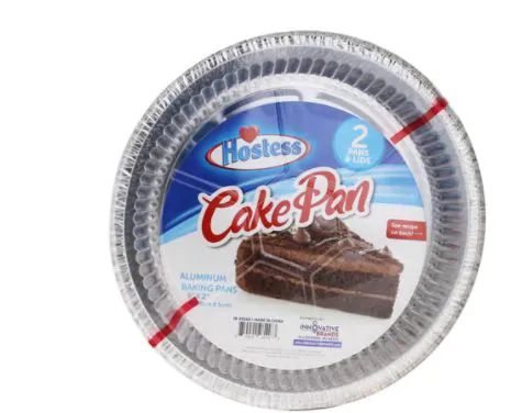 54 Pieces of Hostess Round Cake Pan And Lid 2 Pack