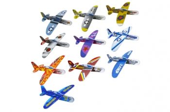 96 Wholesale Mini Glider Airplanes 2 Pack