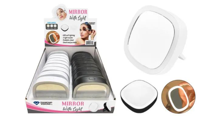 36 Pieces of Mirror With Light Ring