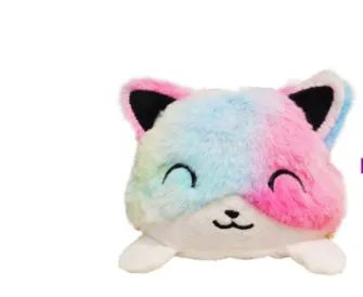 12 Pieces of Reversible Plush Cat
