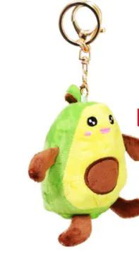 reversible plush keychain