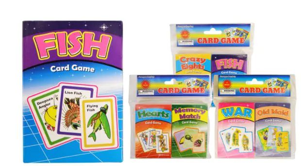 72 Wholesale Card Game 2 Pack Assorted