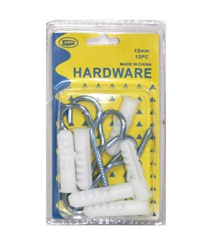 144 Pieces of 12 Piece 12mm Hooks With Anchors