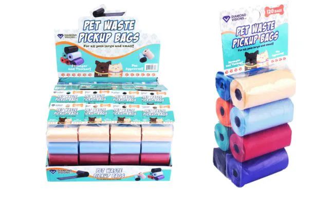 32 Pieces of Dog Waste Pick Up Bags 120 Count