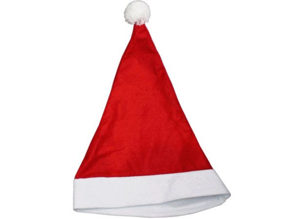 72 Pieces Christmas Hat With Pom Pom - Costumes & Accessories