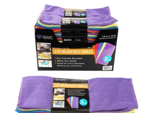 32 Pieces of Microfiber Towels 5 Pack