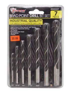 24 Pieces of Brad Point Drill Bit 14 Piece