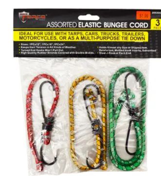 48 Pieces of Bungee Cord 3 Piece