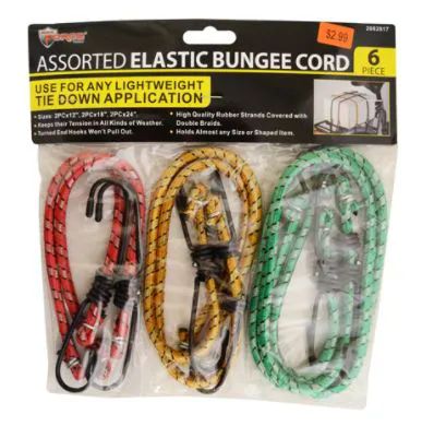 36 Pieces of Bungee Cord 6 Piece