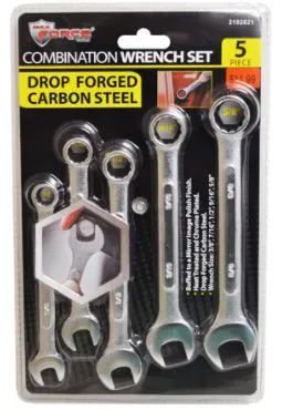 24 Wholesale Combination Wrench Set 5 Piece