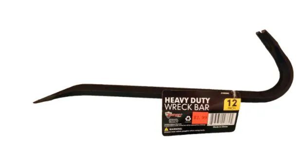 48 Pieces of Heavy Duty Wrecking Bar 12 Inch