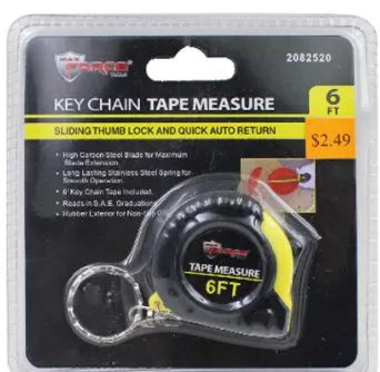 48 Pieces of Keychain Tape Measure 6 Foot