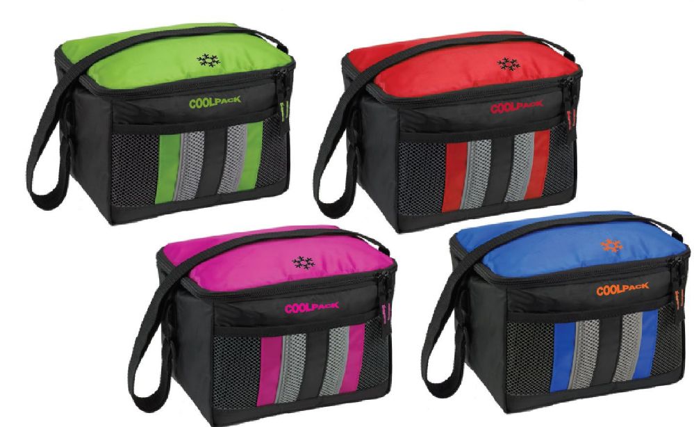 Insulated Cooler Bags W/ Front Mesh Pocket - Assorted Styles