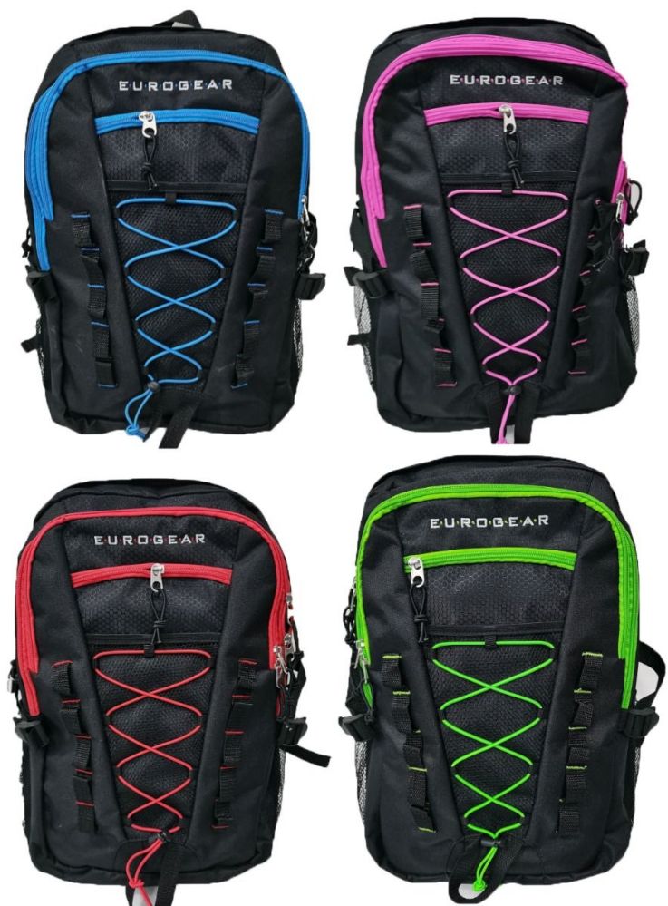12 Wholesale 20" Jumbo Double Compartment Backpacks
