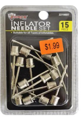 60 Pieces of Needle Inflators 15-Piece