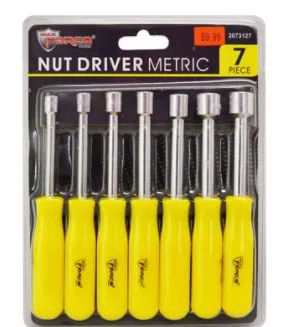 16 Pieces of 16 Nut Driver Set 7 Piece Metric