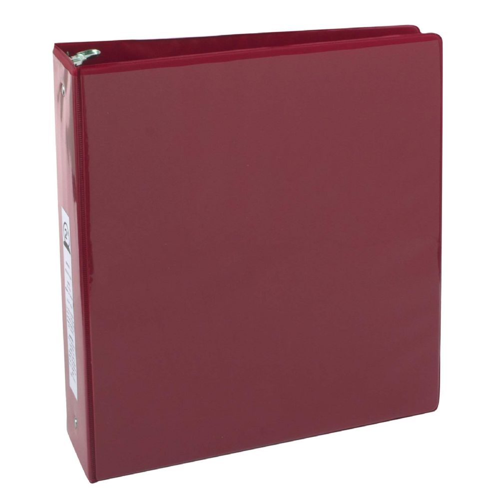6 Wholesale 2 Inch Binder With Two Pockets - Red