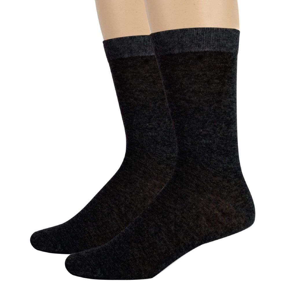 100 Pairs of Women's Cotton Crew Socks Solid ColorS- Black
