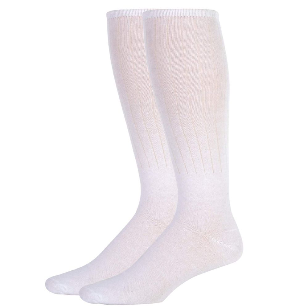 100 Pairs of Men's Tube Socks - White