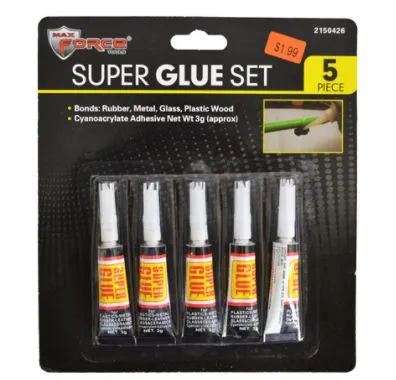 60 Wholesale Super Glue 5 Piece