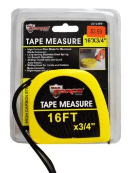 36 Pieces of Tape Measure