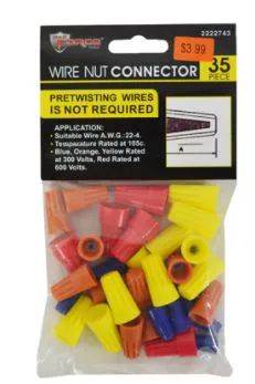 36 Pieces Wire Nut Connectors 35 Piece Assorted - Tool Sets