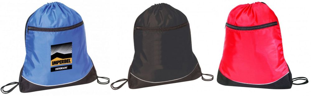 72 Pieces of 14" Nylon Drawstring Backpacks