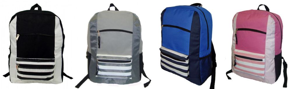 40 Wholesale 18" Contrast Backpacks