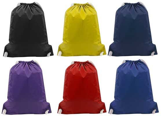 48 Wholesale 18'' WateR-Resistant Drawstring Backpacks