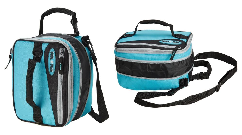 12 Wholesale 15'' Expandable Cooler Bags W/ Shoulder Strap - Blue