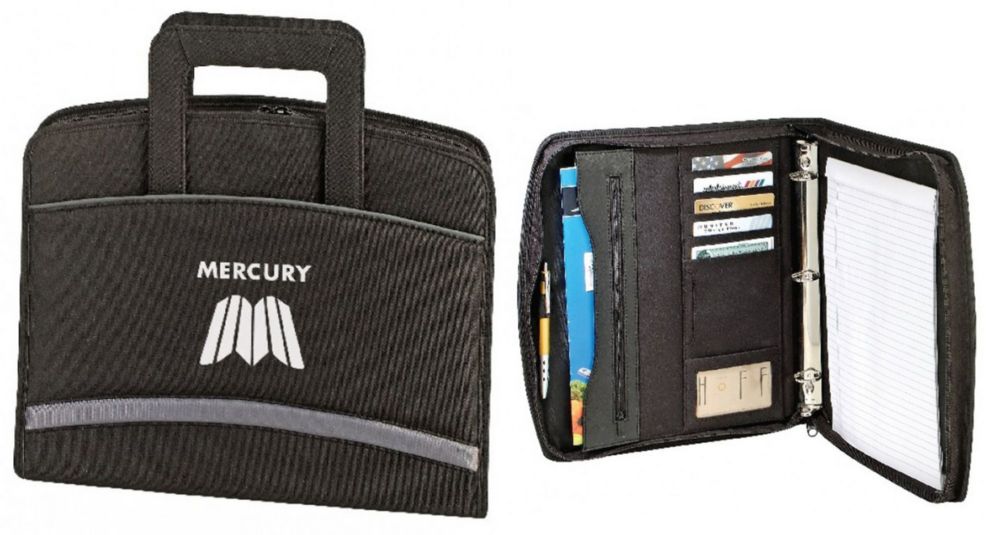 10 Wholesale 131/4" Zippered Binder Padfolio at