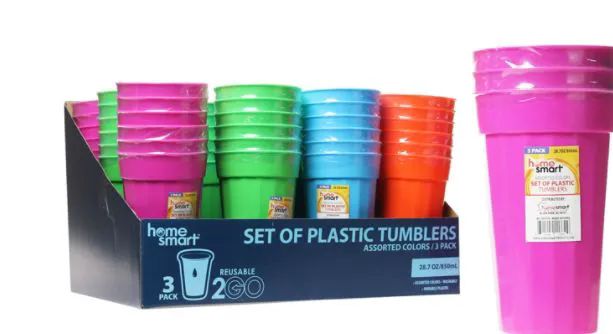 48 Wholesale Plastic Tumblers