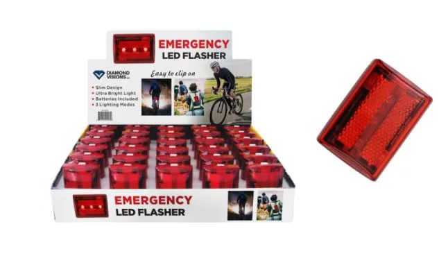 60 Pieces Emergency Red Led Flasher - Flash Lights